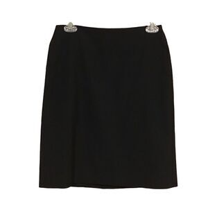 Land’s‎ End Outfitters Basic Black Wool Blend Skirt 2